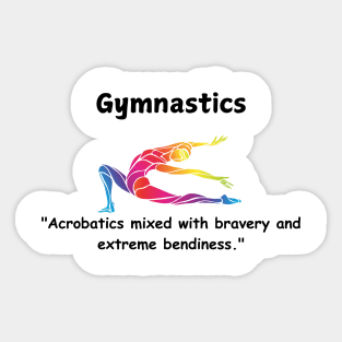 Gymnastics Sticker